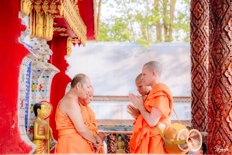 พิธีงานอุปสมบท-ณ-วัดวังผา