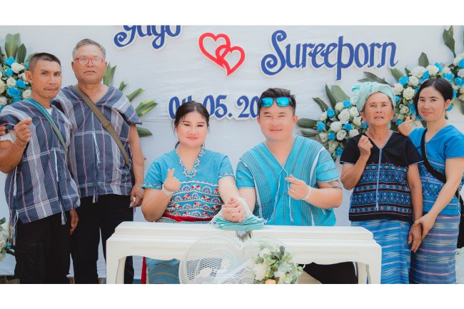 ขอแสดงความยินดีกับเจ้าบ่าวและเจ้าสาวด้วย   K.ปี  K.โก