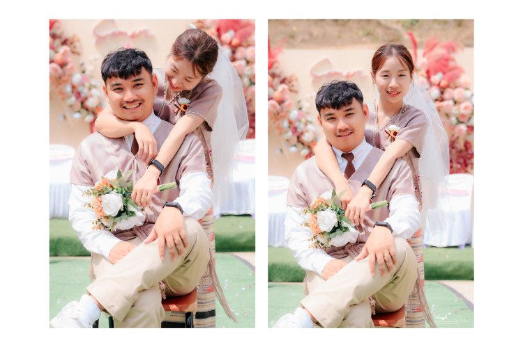 าพบรรยากาศงานแต่งงาน โดยช่างภาพจากปากาญอสตูดิโอ