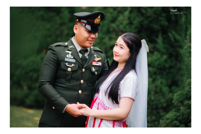 ถ่ายพรีเว็ดดิ้งแม่สอด กับชุดกะเหรี่ยง  สไตล์เรียบง่ายแต่มีเอกลักษณ์ | ช่างภาพกะเหรี่ยงตาก