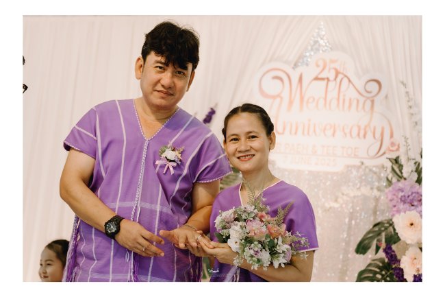 ครบรอบ 25 ปี ด้วยรักที่ยิ่งใหญ่ ของการแต่งงาน ณ แม่สอด