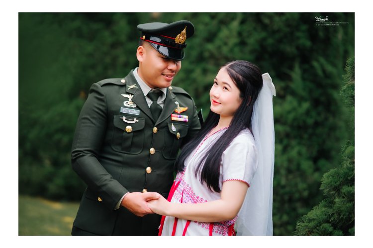 ถ่ายพรีเว็ดดิ้งแม่สอด กับชุดกะเหรี่ยง  สไตล์เรียบง่ายแต่มีเอกลักษณ์ | ช่างภาพกะเหรี่ยงตาก