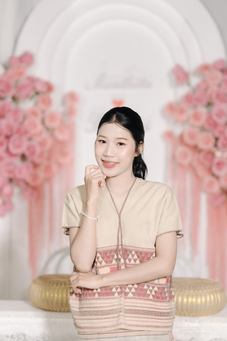 เจ้าสาวกะเหรี่ยง สวยน่ารัก งานแต่งกะเหรี่ยง พบพระ